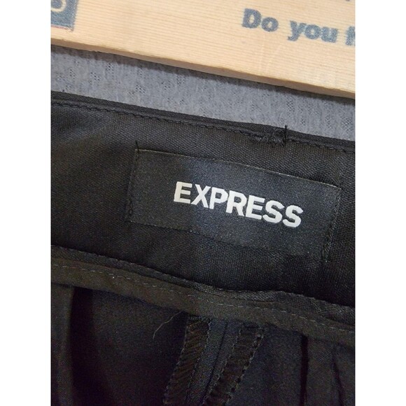 Express Pants Womens 4R Black Columnist Boot Mid Rise Dress Work Wear Office - Picture 8 of 13